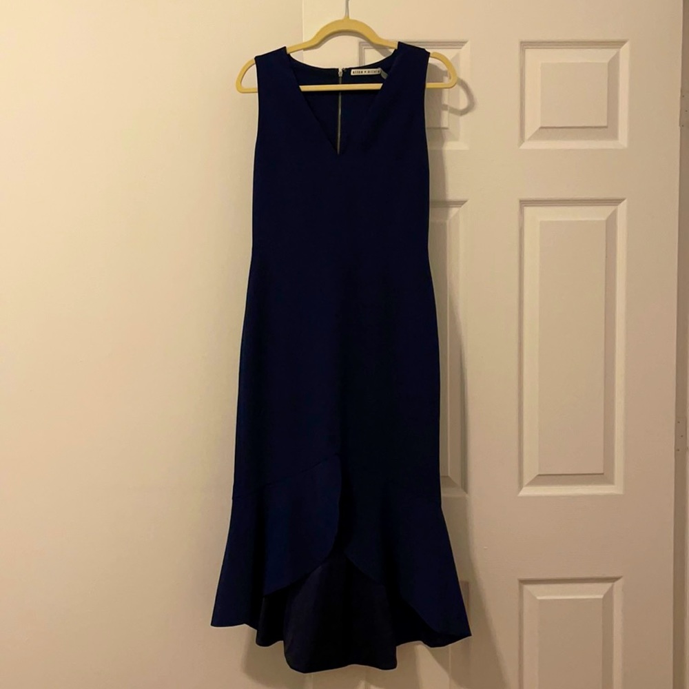 Alice + Olivia dark blue maxi dress M